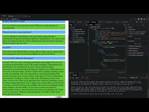 API OpenAI: 4.5 | Indicación del sistema para el camarero