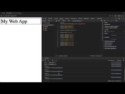 Chrome Developer Tools: 3.15 | More useful console methods